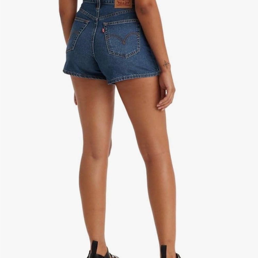 Levi's Women's High Waisted Mom Shorts - Cool Places to Go